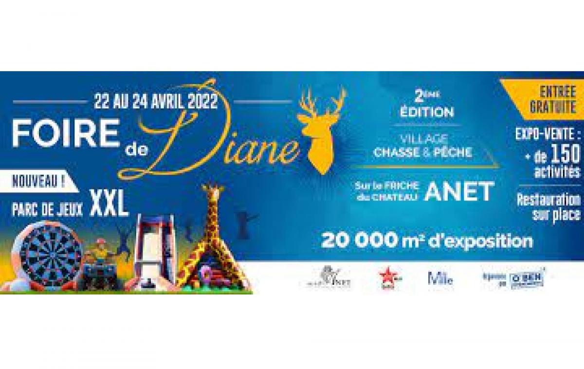 Foire De Diane à Anet (28260) du 22/04/2022 au 24/04/2022