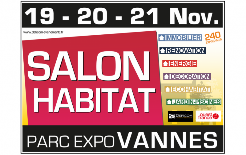 Salon De L'habitat Et De L'immobilier à Vannes (56000) du 19/11/2022 au 21/11/2022