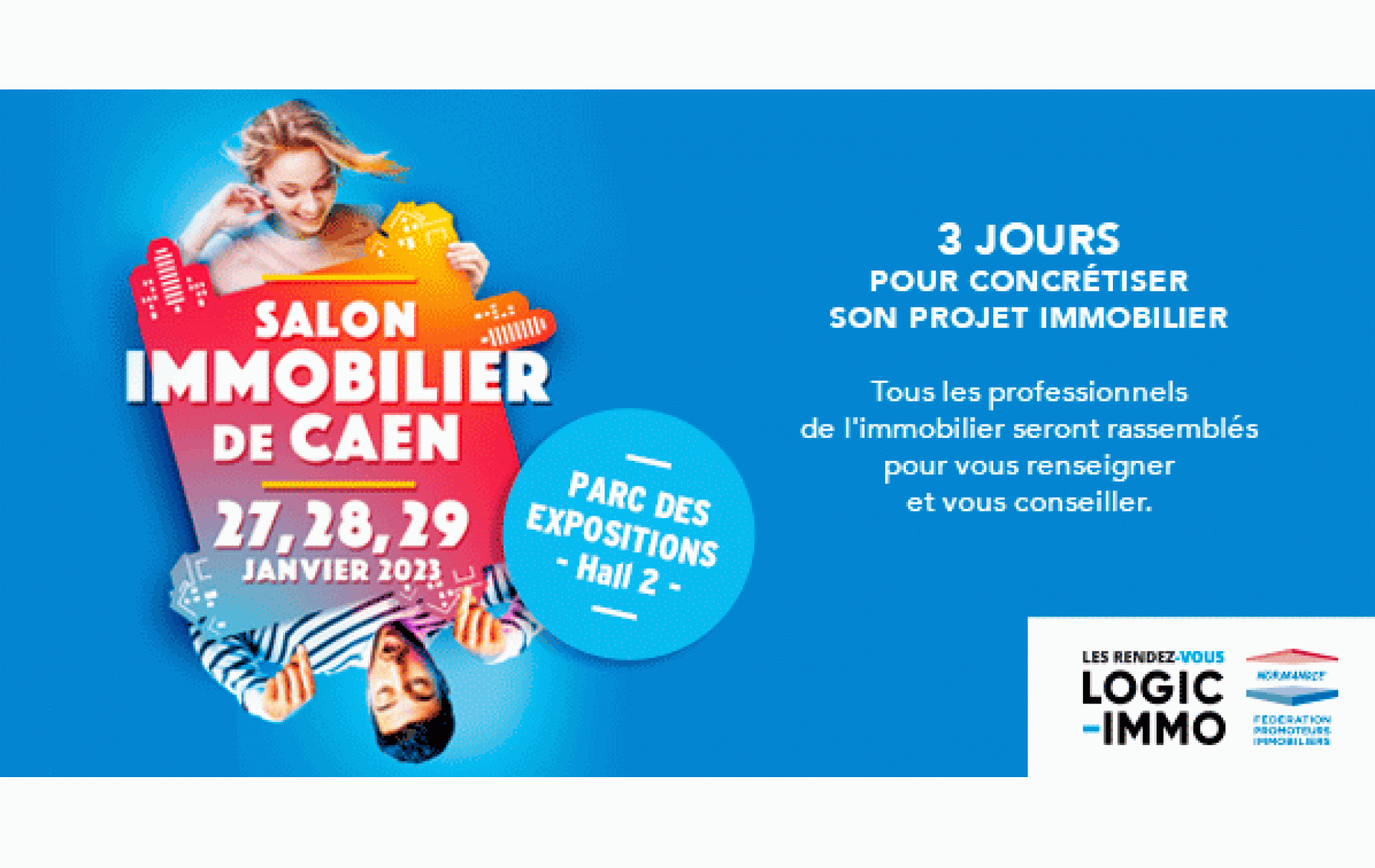Salon De L'immobilier à Caen (14000) du 27/01/2023 au 29/01/2023