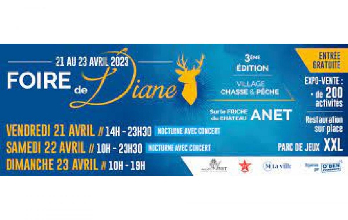 Foire De Diane à Anet (28260) du 21/04/2023 au 23/04/2023