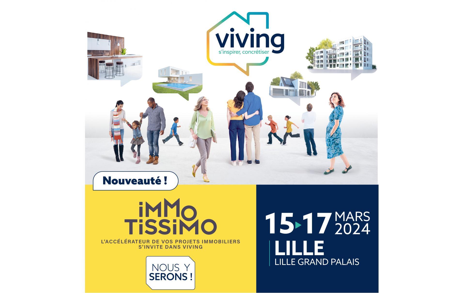 Salon Habitat & Immobilier Viving à Lille (59000) du 15/03/2024 au 17/03/2024