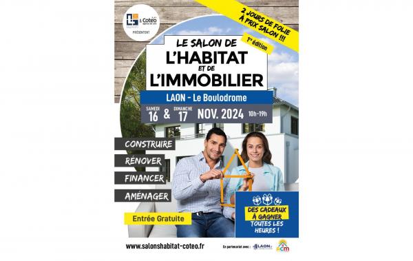 Salon De L'habitat Et De L'immobilier à Laon (02000) les 16/11/2024 et 17/11/2024