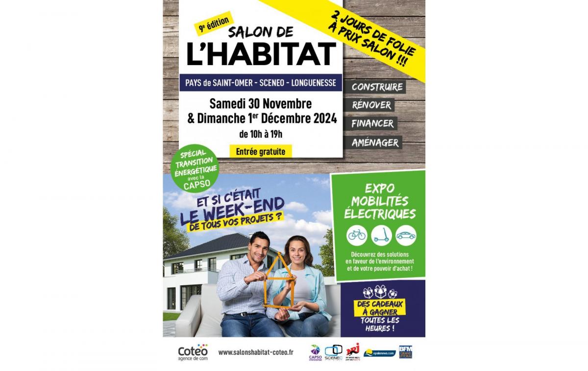 Salon De L'habitat à Longuenesse (62219) les 30/11/2024 et 01/12/2024