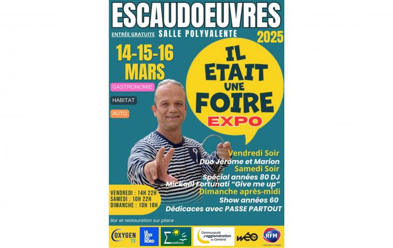 Foire à Escaudoeuvres (59161) du 14/03/2025 au 16/03/2025