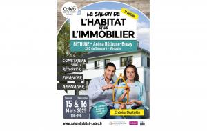 Salon De L'habitat Et De L'immobilier à Béthune (62400) les 15/03/2025 et 16/03/2025