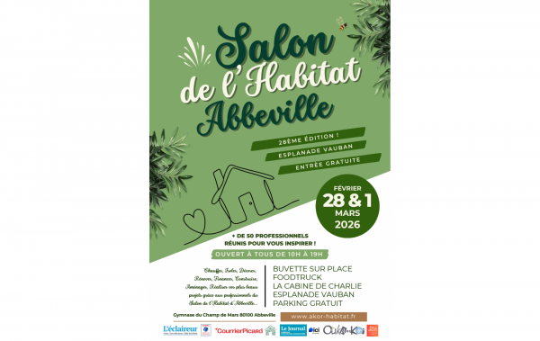 Salon De L'habitat à Abbeville (80100) les 28/02/2026 et 01/03/2026