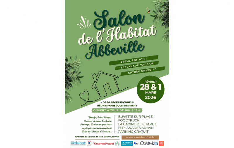 Salon De L'habitat à Abbeville (80100) les 28/02/2026 et 01/03/2026