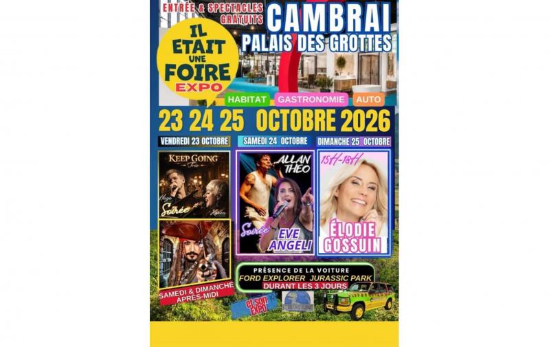 Foire Exposition à Cambrai (59400) du 23/10/2026 au 25/10/2026