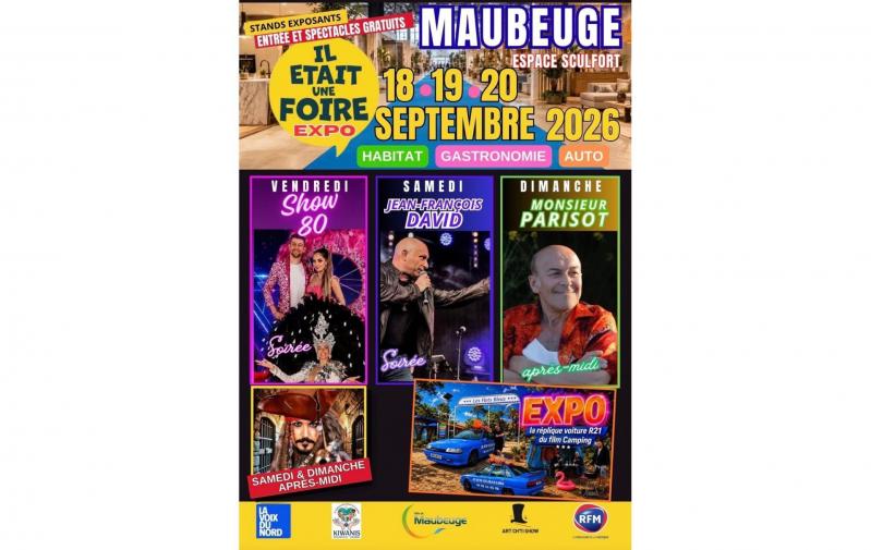 Foire Exposition à Maubeuge (59600) du 18/09/2026 au 20/09/2026
