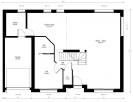 Plan maison contemporaine à étage n°53 - Rez-de-chaussée