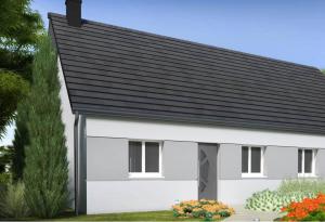 Plan maison 3 chambres HC 104 H