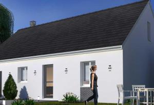 Plan maison 3 chambres HC 97H GI