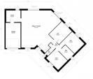 Plan de maison plain-pied en angle 48