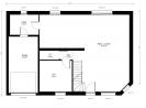 Plan maison à étage contemporaine n°95 - rez-de-chaussée