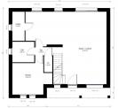 Plan maison à étage traditionnelle 99m² 4 chambres n°32 - Rez de chaussée