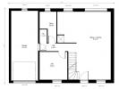Plan maison contemporaine à étage 79m² 3 chambres avec garage n°91 - rez-de-chaussée