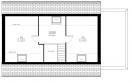 Plan maison traditionnelle à étage 98m² 3 chambres avec garage n°69 - étage