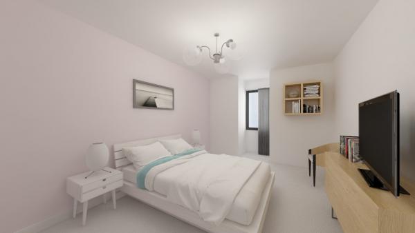 Maison ossature bois à étage 4 chambres - chambre 4