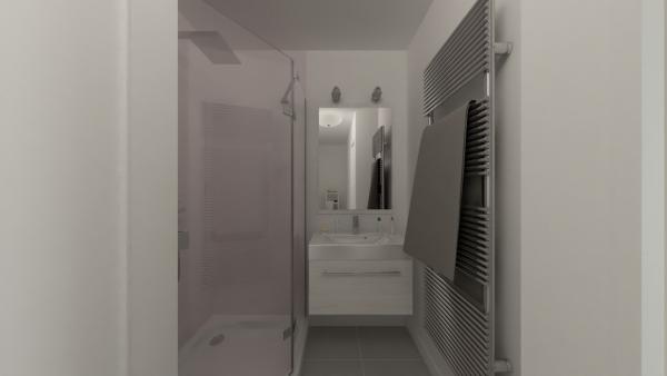 Maison ossature bois à étage 4 chambres - salle d'eau privative