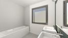 Maison ossature bois plain-pied contemporaine - salle de bains