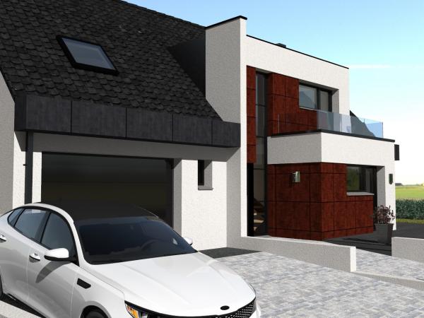 Maison d'Architecte à étage 5 chambres - entrée