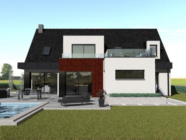 Maison d'Architecte à étage 5 chambres - jardin