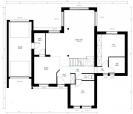 BDL -Plan maison R+1 étage _ cubique moderne toit plat _ 4 chambres 2 salles de bains avec garage - DH 82 - Rez-de-chaussée