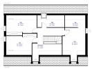 Plan de Maison contemporaine combles aménagés -dh53_ Etage