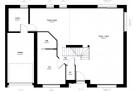 Plan de Maison contemporaine combles aménagés -dh53_ RDC