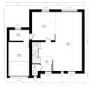 Plan maison contemporaine à étage avec garage 89m² 3 chambres n°50 - rez-de-chaussée