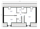 Plan maison traditionnelle 109b _ étage
