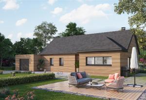 Plan maison 4 chambres HC Bois 2