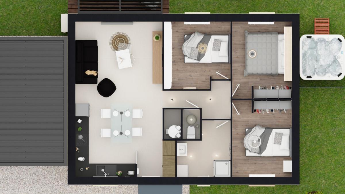 Chambres Modèle Habitat Concept Smart 02