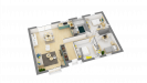 Plan maison contemporaine plain-pied 95m² 3 chambres n°77
