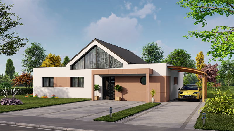 Maison sur-mesure plain pied version 2