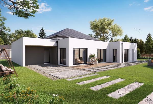 Plan maison 3 chambres Lesmaisons.com ART HOME 2