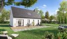 Facade arriere vue jardin maison individuelle a etage - FAMILY HOME 91 - Groupe BDL