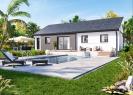 Facade arriere version 2 maison individuelle de plain pied FAMILY HOME 132 Groupe BDL