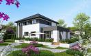 Facade arriere vue jardin  maison individuelle a etage R+1 - FAMILY HOME 148 - Groupe BDL