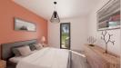 Vue interieure chambre  maison individuelle de plain pied FAMILY HOME 134 Groupe BDL