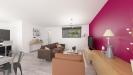 Vue interieure sejour maison individuelle de plain pied - FAMILY HOME 133 Groupe BDL