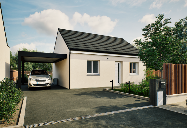 Plan maison 1 chambre Lesmaisons.com FLEX HOME 5