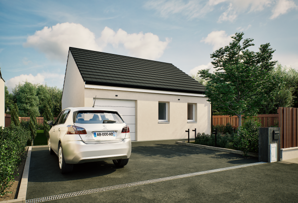 Plan maison 1 chambre Lesmaisons.com FLEX HOME 6