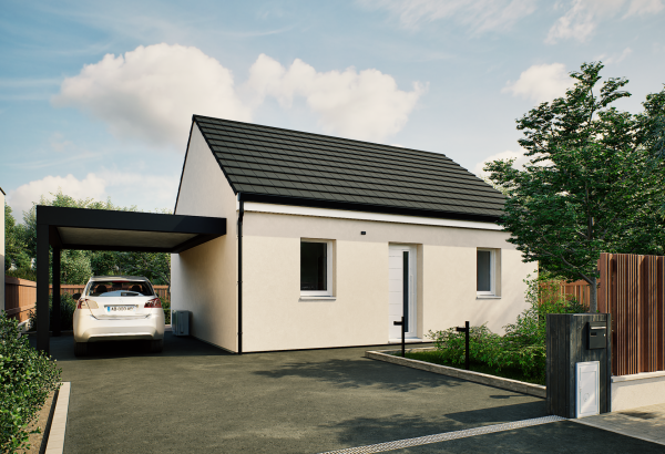 Plan maison 1 chambre Lesmaisons.com FLEX HOME 7