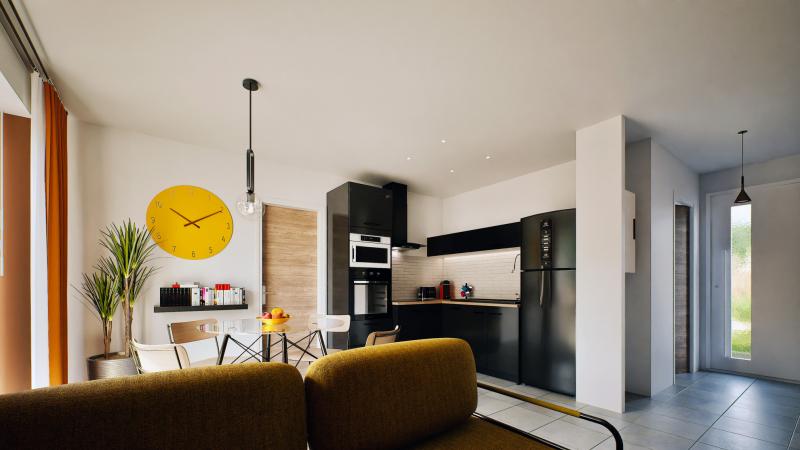 Vue  interieure n° 1 maison individuelle de plain pied évolutive FLEX HOME 1 Groupe BDL