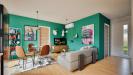 Vue interieure sejour maison individuelle de plain pied évolutive FLEX HOME 3 Groupe BDL