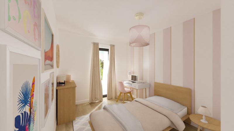 Vue interieur 3 chambres maison individuelle de plain pied - FAMILY HOME 133 Groupe BDL