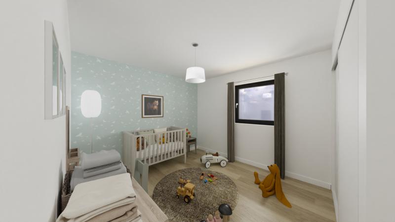 Vue interieure 2 chambres  maison individuelle a etage R+1 - FAMILY HOME 142 - Groupe BDL