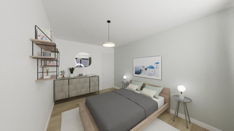 Vue interieure 2 chambres  maison individuelle a etage R+1 - FAMILY HOME 148 - Groupe BDL