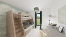 Vue interieure 2 chambres  maison individuelle de plain pied FAMILY HOME 136 Groupe BDL